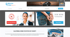 Desktop Screenshot of californiacrimereports.com